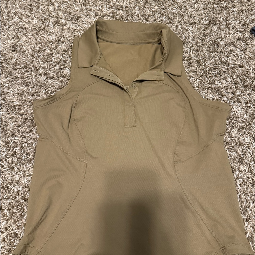 Lululemon “quick dry sleeveless polo”